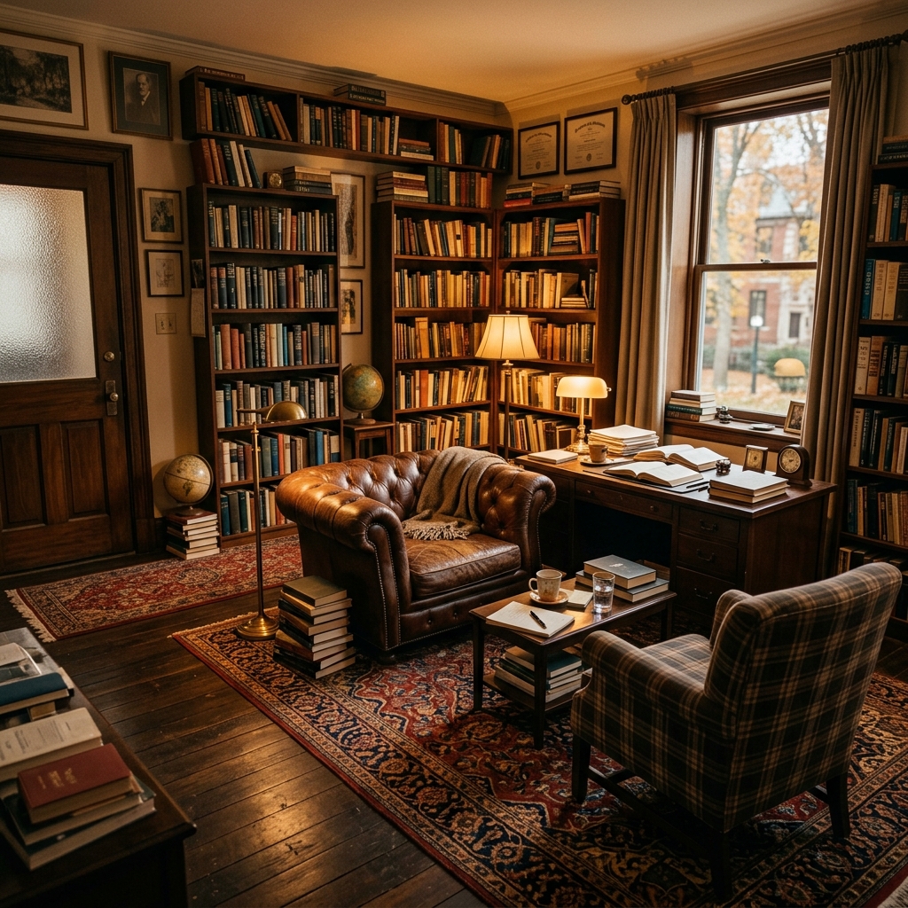 Consultorio de psicoterapia estilo clásico y académico